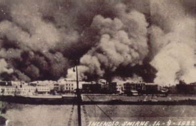 Smyrna still in flames on September 14, 1922